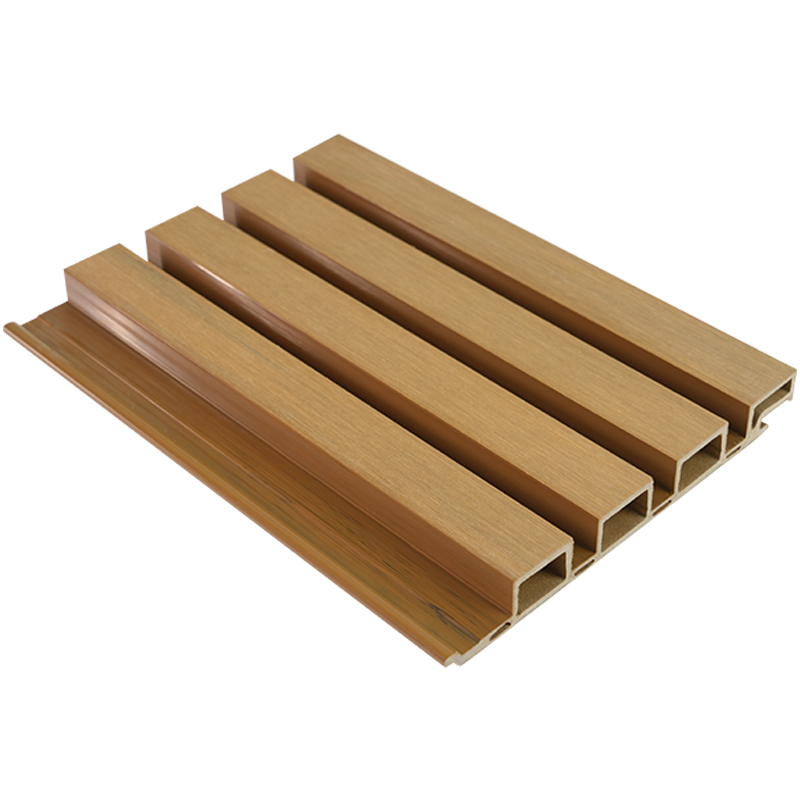 219 mm širine, 25 mm debljine PVC/ASA koekstrudirana zidna kompozitna dekorativna rešetka drvo-plastika